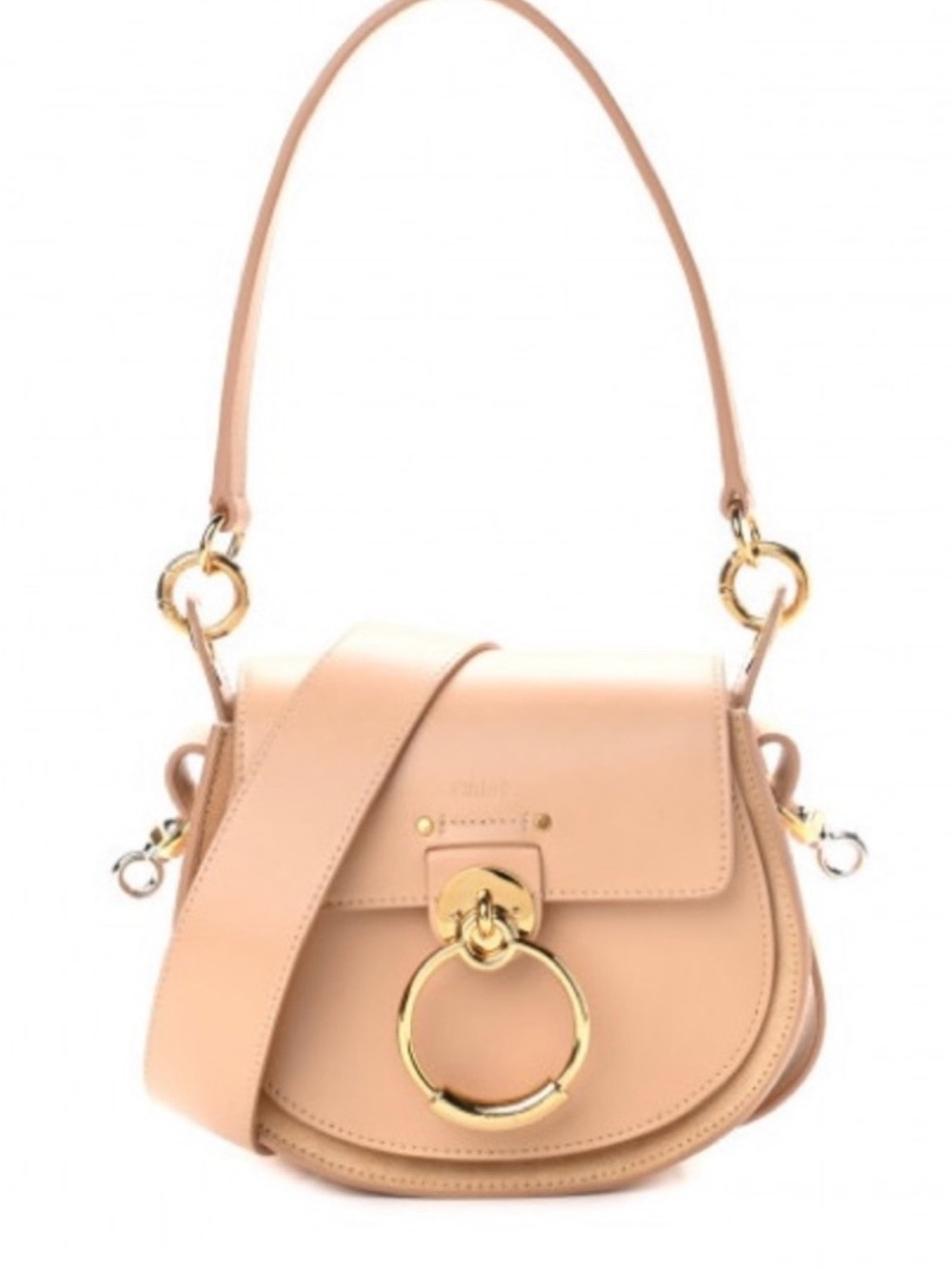🆕 Chloe Tess Shoulder Crossbody Bag Leather Suede Small